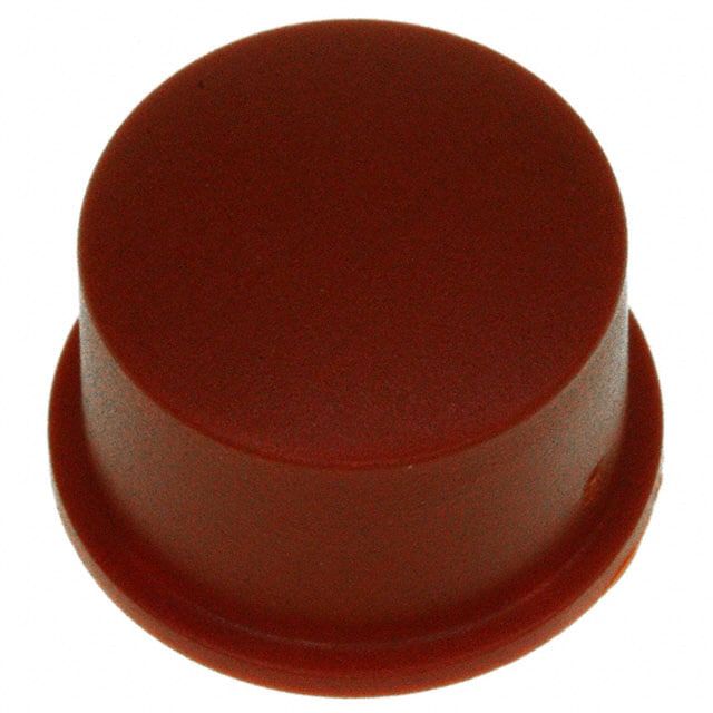 1U08 CAP TACTILE ROUND RED