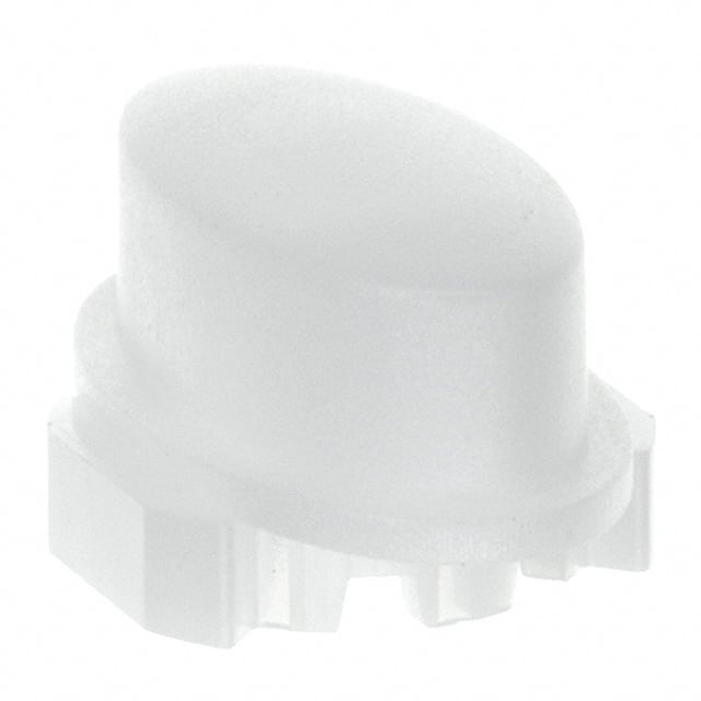 1WA16 CAP TACTILE OVAL FROSTED WHITE