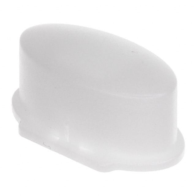 1WD16 CAP TACTILE OVAL FROSTED WHITE