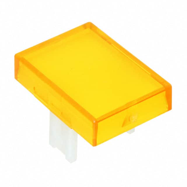 31-903.4 CAP PUSHBUTTON RECTANGLE YLW