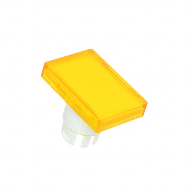 22-903.4 CAP PUSHBUTTON RECTANGLE YLW