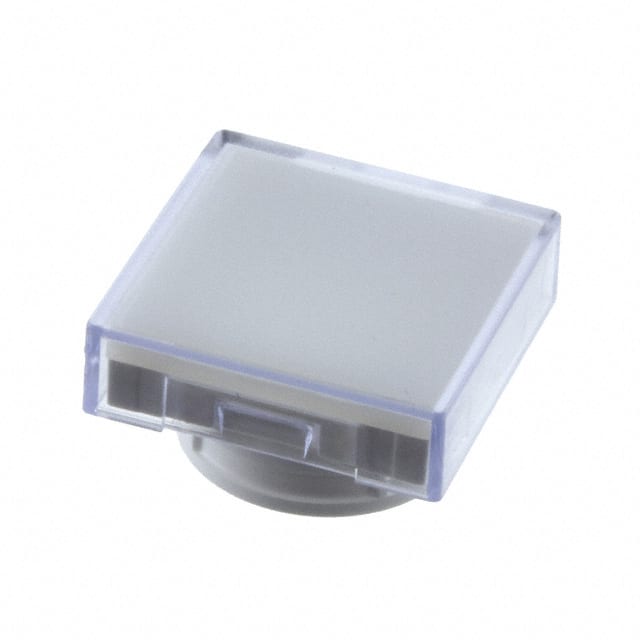 A165L-AW CAP PUSHBUTTON SQUARE WHITE