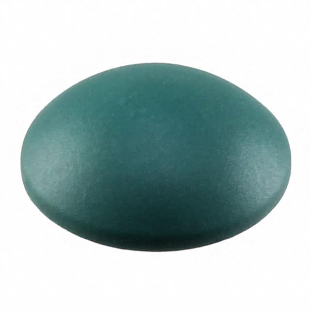 481D06000 CAP PUSHBUTTON ROUND GREEN
