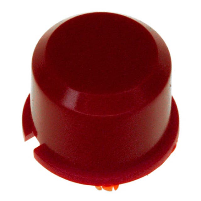 1D38 CAP TACTILE ROUND NOBLE RED