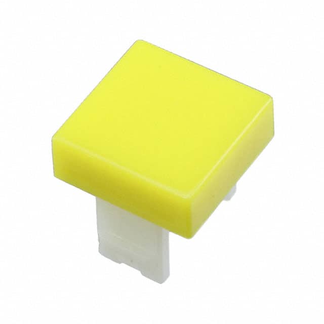 31-901.4 CAP PUSHBUTTON RECTANGLE YLW
