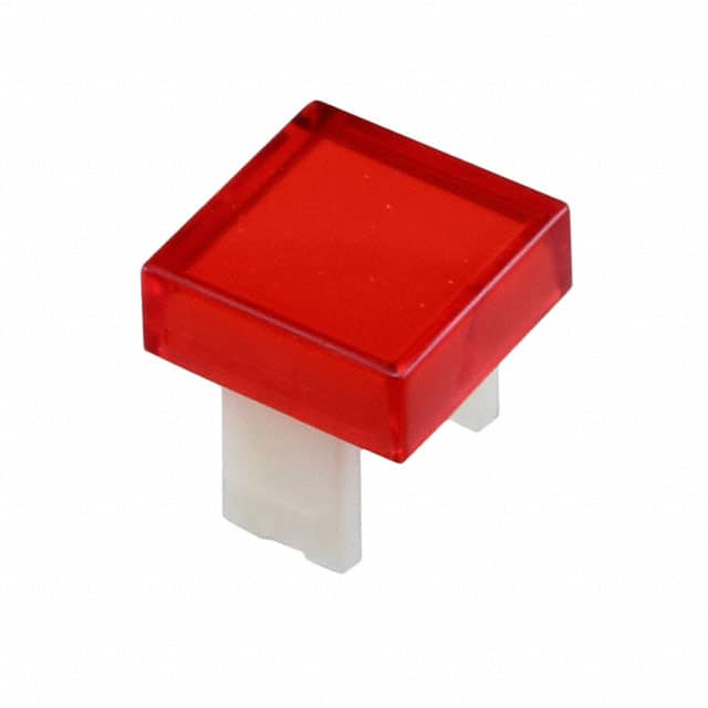 01-951.2 CAP PUSHBUTTON RECTANGLE RED