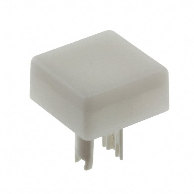 18-982.9 CAP PUSHBUTTON SQUARE WHT