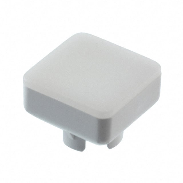 70-922.9 CAP PUSHBUTTON SQUARE WHT