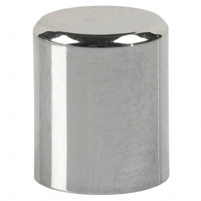 TAGCHR CAP PUSHBUTTON ROUND CHROME
