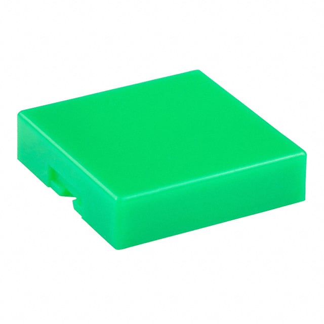 AT4073F CAP PUSHBUTTON SQUARE GREEN
