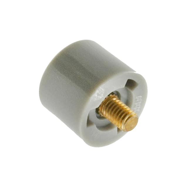 AT414H CAP PUSHBUTTON ROUND GRAY