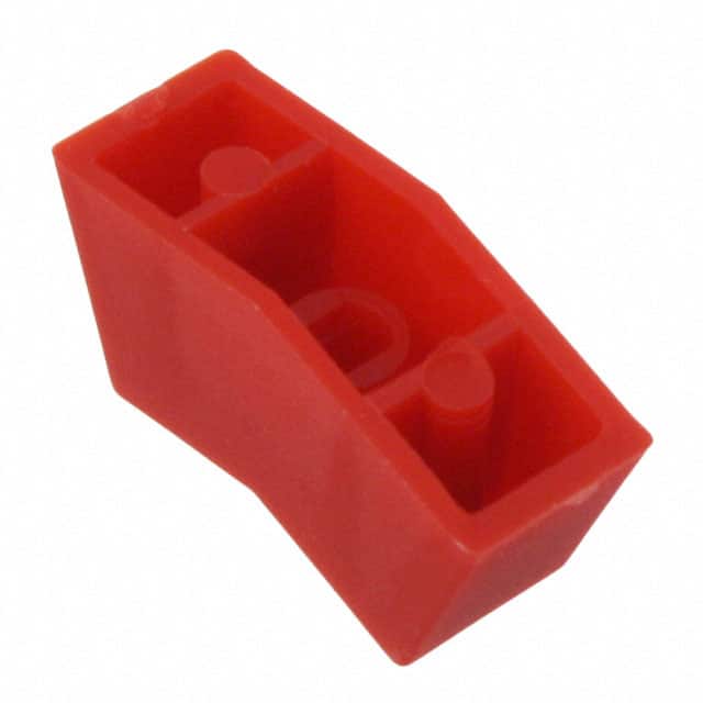AT469C CAP ROCKER RECTANGULAR RED