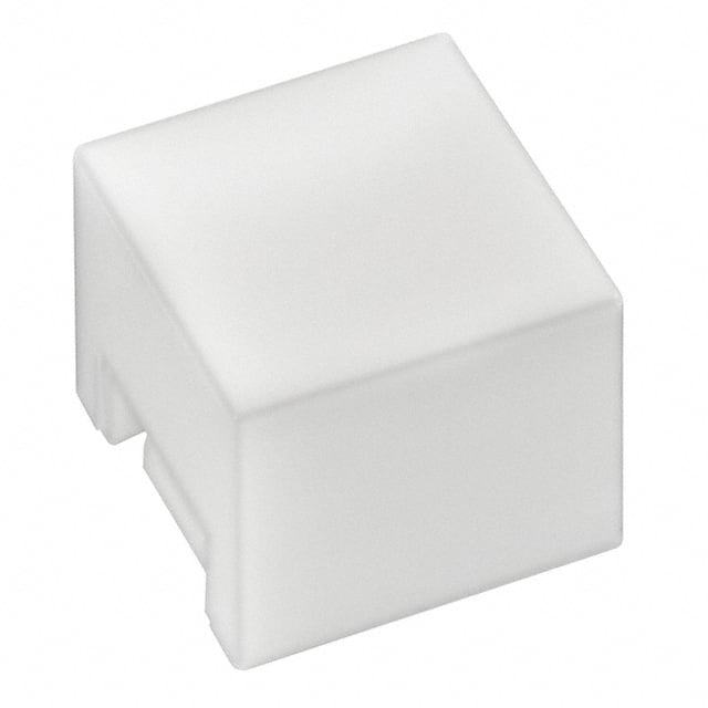 AT3024B CAP PUSHBUTTON SQUARE WHITE
