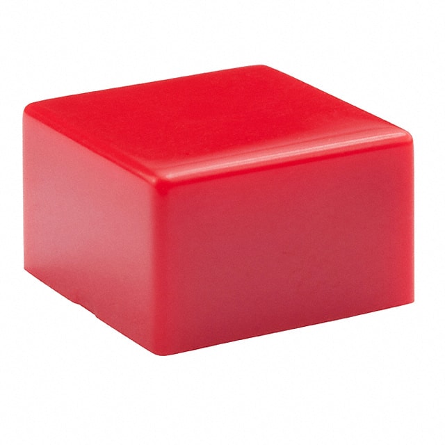 AT4140C CAP TACTILE SQUARE RED