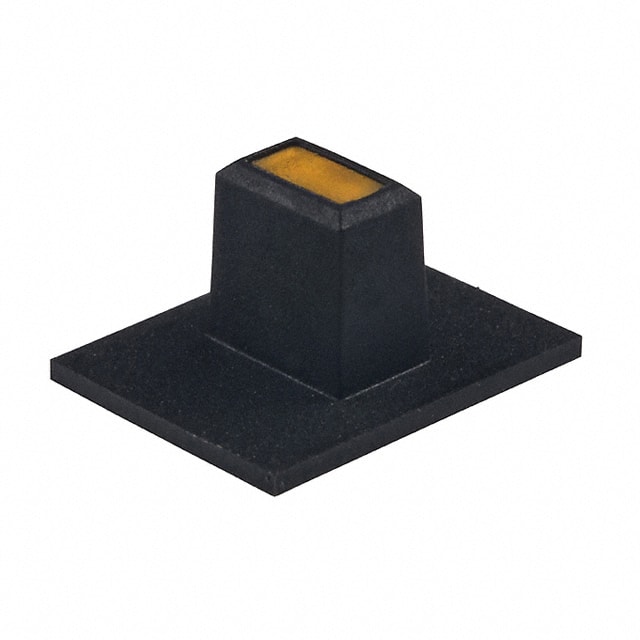 AT4065E CAP SLIDE RECT BLACK/YELLOW LENS