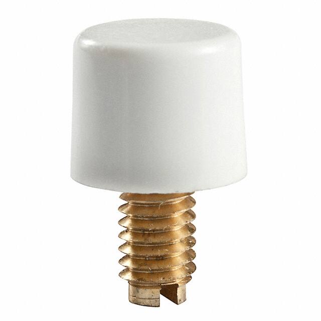 AT078B CAP PUSHBUTTON ROUND WHITE
