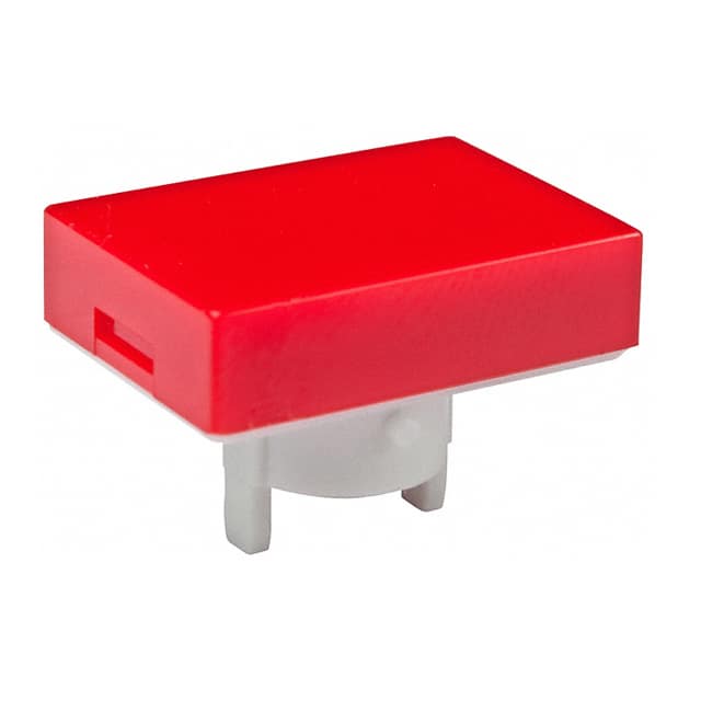 AT4021CB CAP PUSHBUTTON RECT RED/WHITE