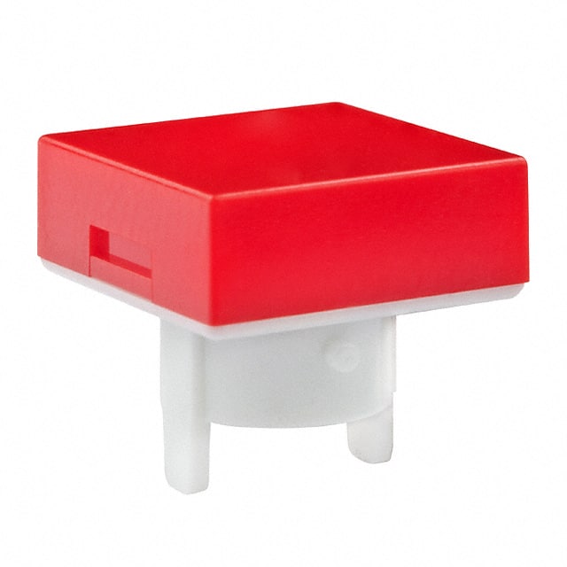 AT485CC CAP PUSHBUTTON SQUARE RED
