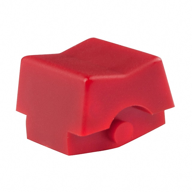 AT4150C CAP ROCKER RECTANGULAR RED