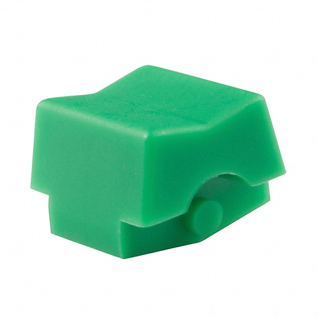 AT4150F CAP ROCKER RECTANGULAR GREEN