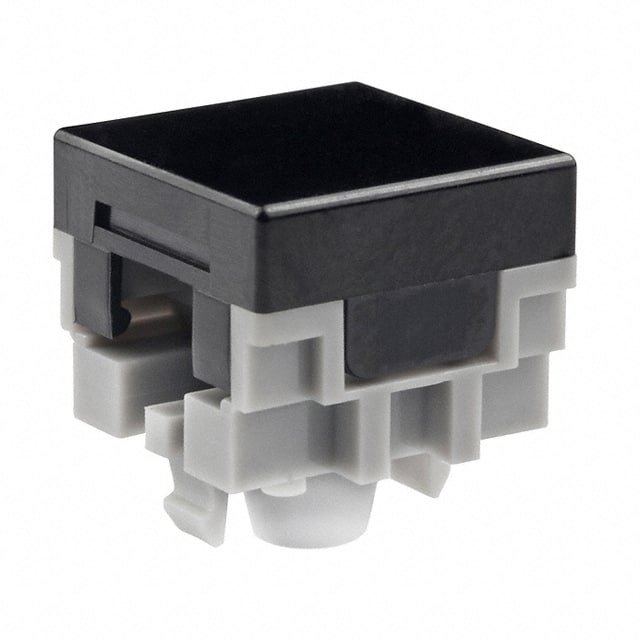 AT484A CAP PUSHBUTTON SQUARE BLACK