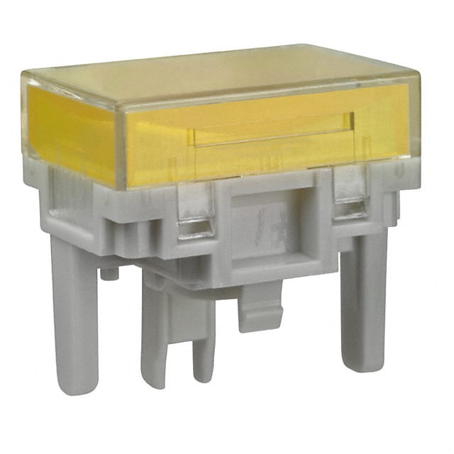 AT4028JD CAP PUSHBUTTON RECT CLEAR/AMBER