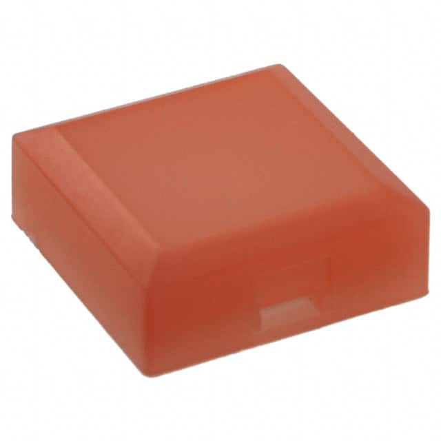 AT3075C CAP PUSHBUTTON SQUARE RED