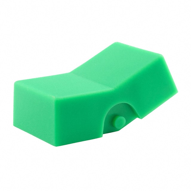 AT4156F CAP ROCKER RECTANGULAR GREEN