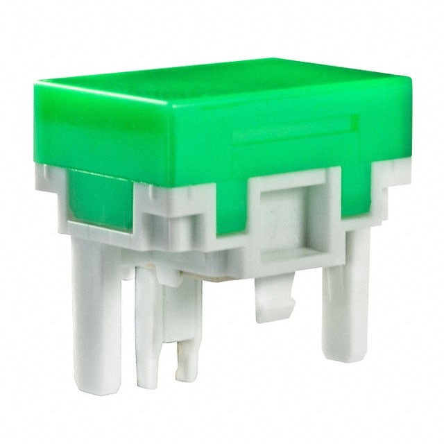 AT4026FJ CAP PUSHBUTTON RECTANGULAR GREEN