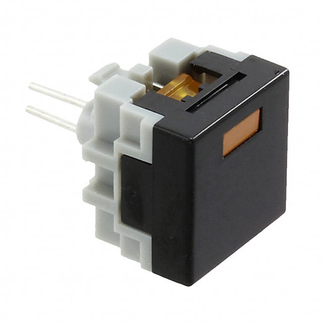 AT480DA CAP PUSHBUTTON SQ BLK/AMBER LED