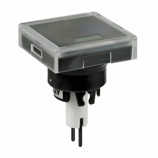 AT3010F02JA CAP PUSHBUTTON SQUARE CLEAR/BLK