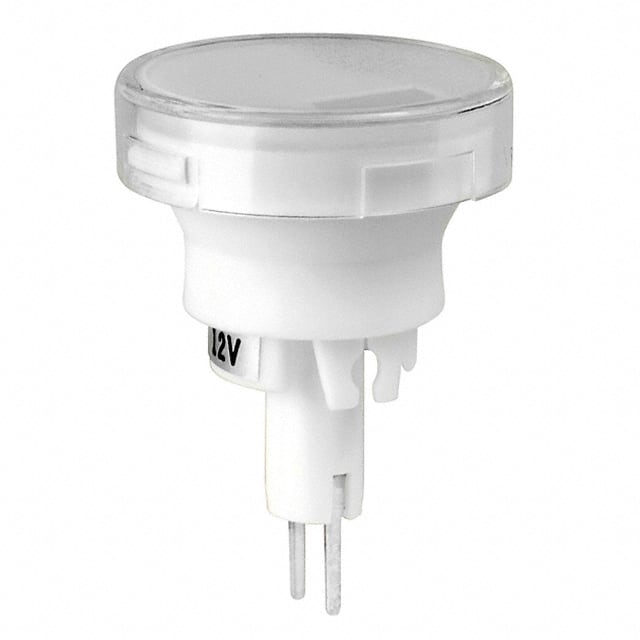 AT3011CF12JB CAP PUSHBUTTON ROUND CLEAR/WHITE