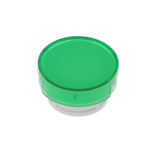 A165L-TG CAP PUSHBUTTON ROUND GREEN