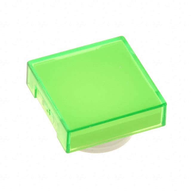A16L-AGY CAP PUSHBUTTON SQUARE GREEN