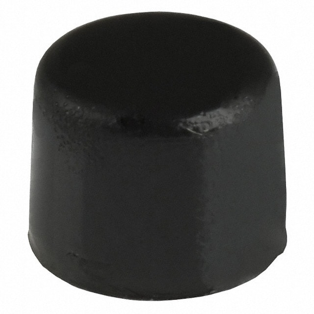 3S1-C1-2 CAP PUSHBUTTON ROUND BLACK
