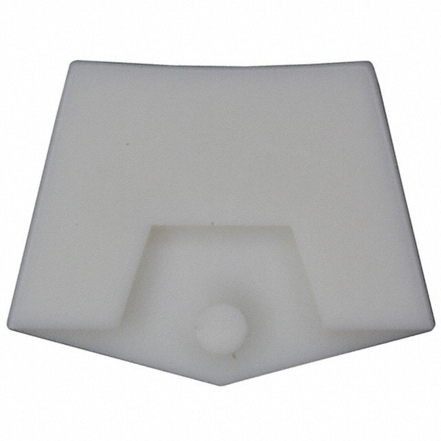 140000480673 CAP ROCKER RECTANGULAR WHITE