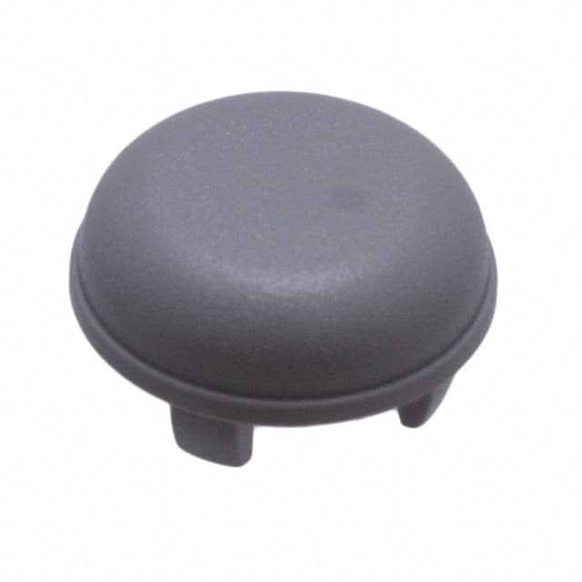 1JS03 CAP TACTILE ROUND GRAY