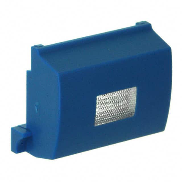 1C001 CAP TACTILE RECT BLUE/TRANS LENS