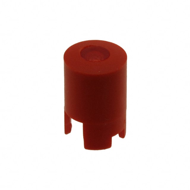 1LS088-15.0 CAP TACTILE ROUND RED/RED LENS