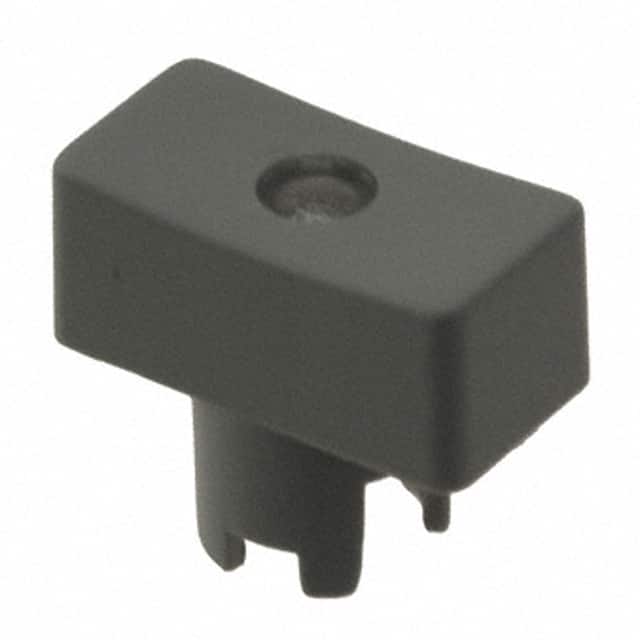 1RS031 CAP TACTILE RECT GRAY/TRANS LENS
