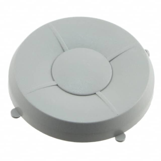 1Z03 CAP TACTILE ROUND GRAY