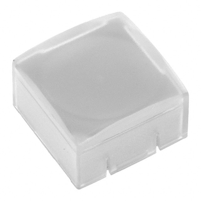 1KC1116 CAP TACTILE SQUARE FROSTED WHITE