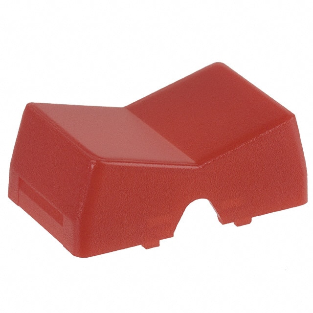 AML54-F10R CAP ROCKER RECTANGULAR RED