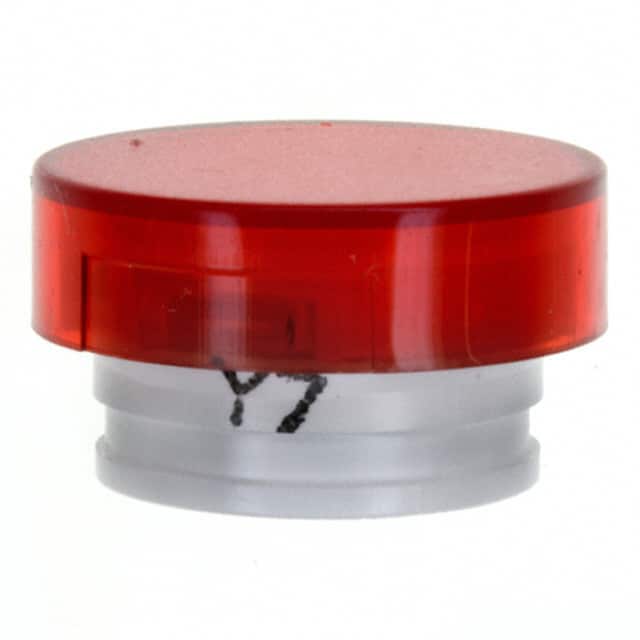 A16L-TR CAP PUSHBUTTON ROUND RED