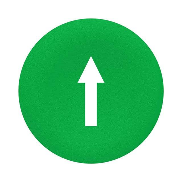 ZBA7335 GREEN CAP MARKED ARROW FOR RECTA