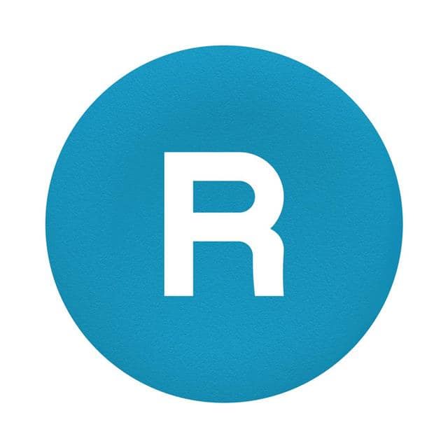 ZBA639 BLUE CAP MARKED R FOR CIRCULAR P
