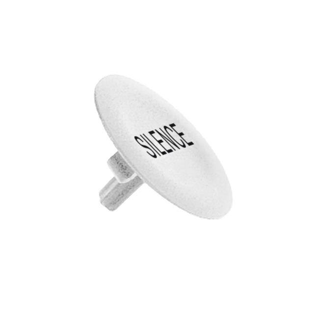ZBA147 WHITE CAP MARKED SILENCE FOR CIR