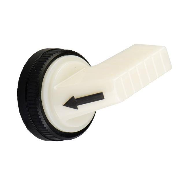 9001W24 WHITE LONG KNOB - FOR SELECTOR S