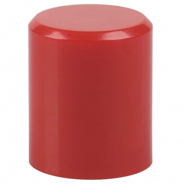 TAGRED CAP PUSHBUTTON ROUND RED