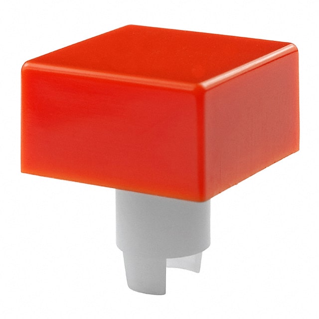 AT419D CAP PUSHBUTTON SQUARE AMBER
